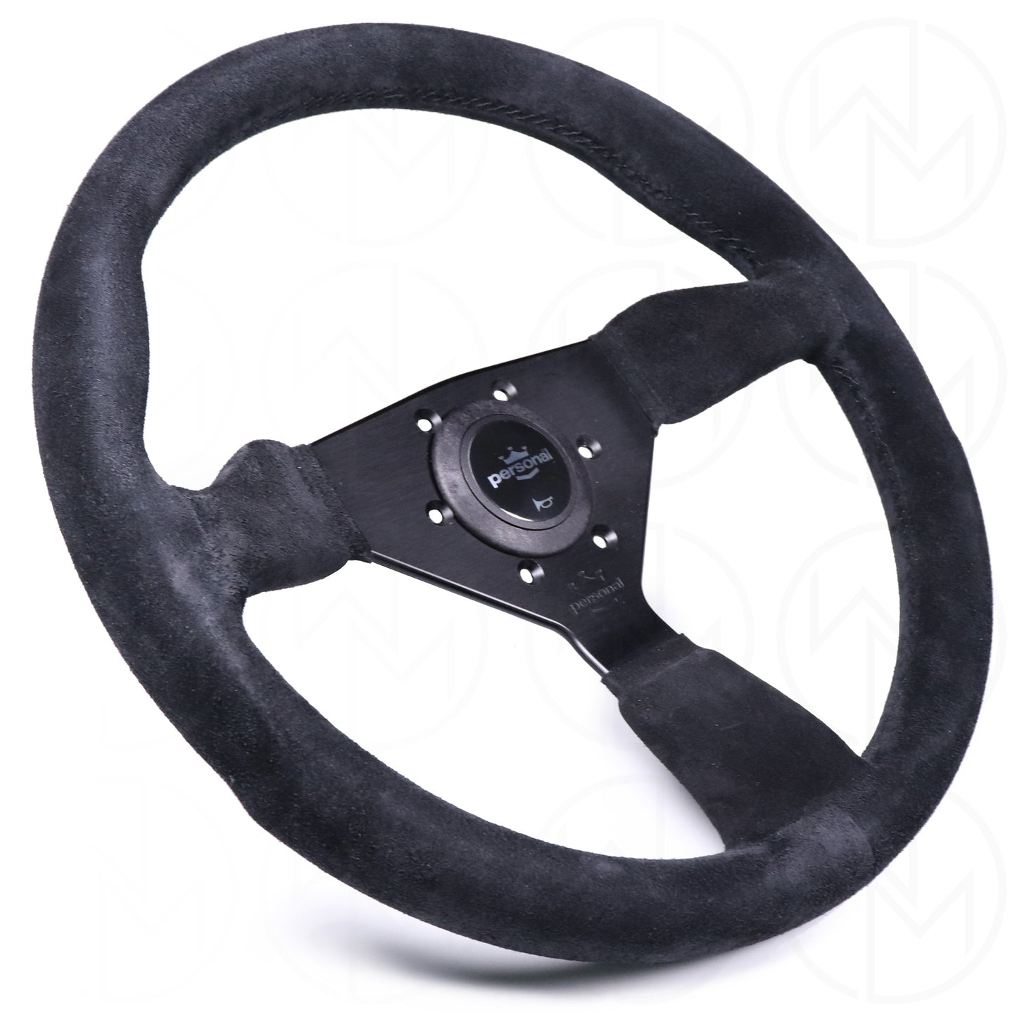 Personal Grinta Steering Wheel - 350mm Suede w/Black Stitch