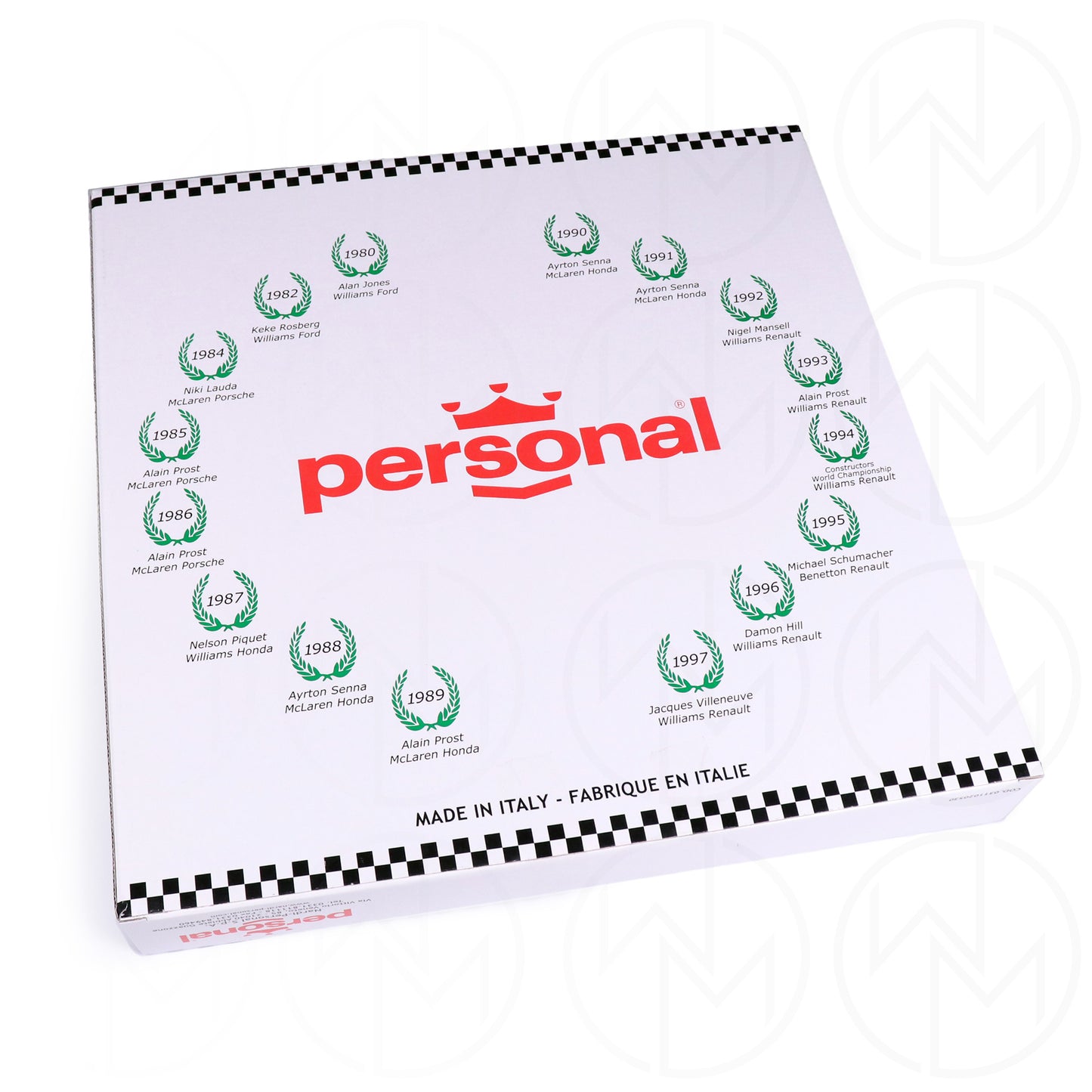 Personal Fitti Corsa Steering Wheel - 350mm Suede w/Yellow Stitch