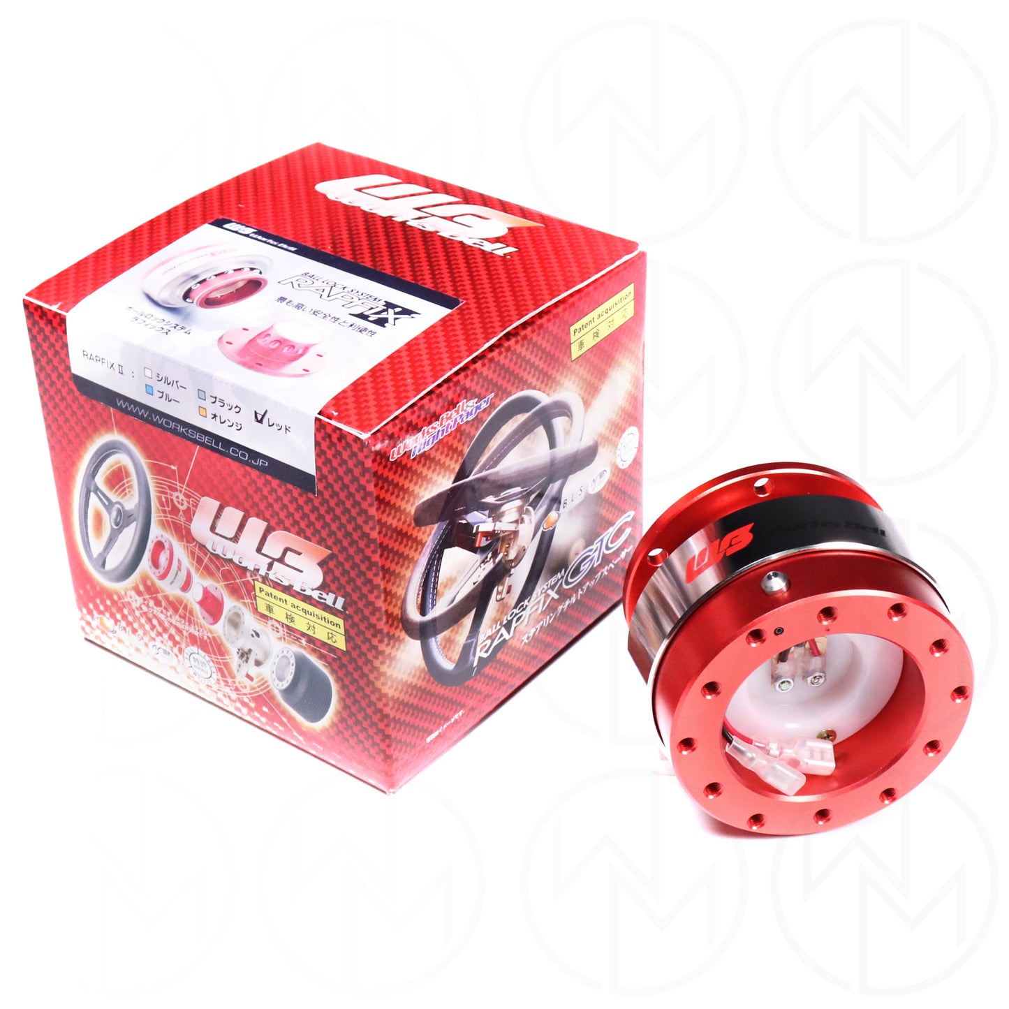 Works Bell Rapfix II Quick Release Hub - Red