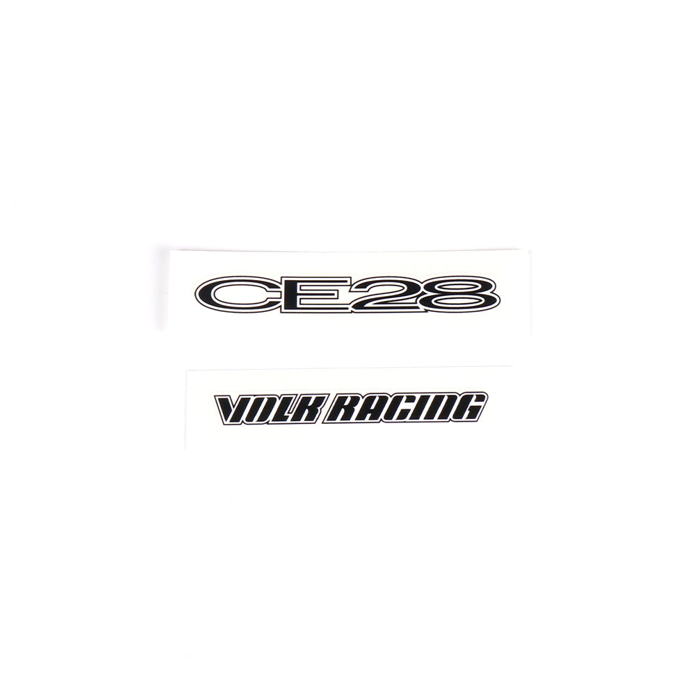 Rays Volk CE28 / CE28N Black Lip Replacement Decal - 16"/17"