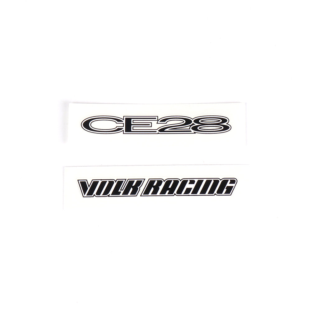 Rays Volk CE28 / CE28N Black Lip Replacement Decal - 18"/19"