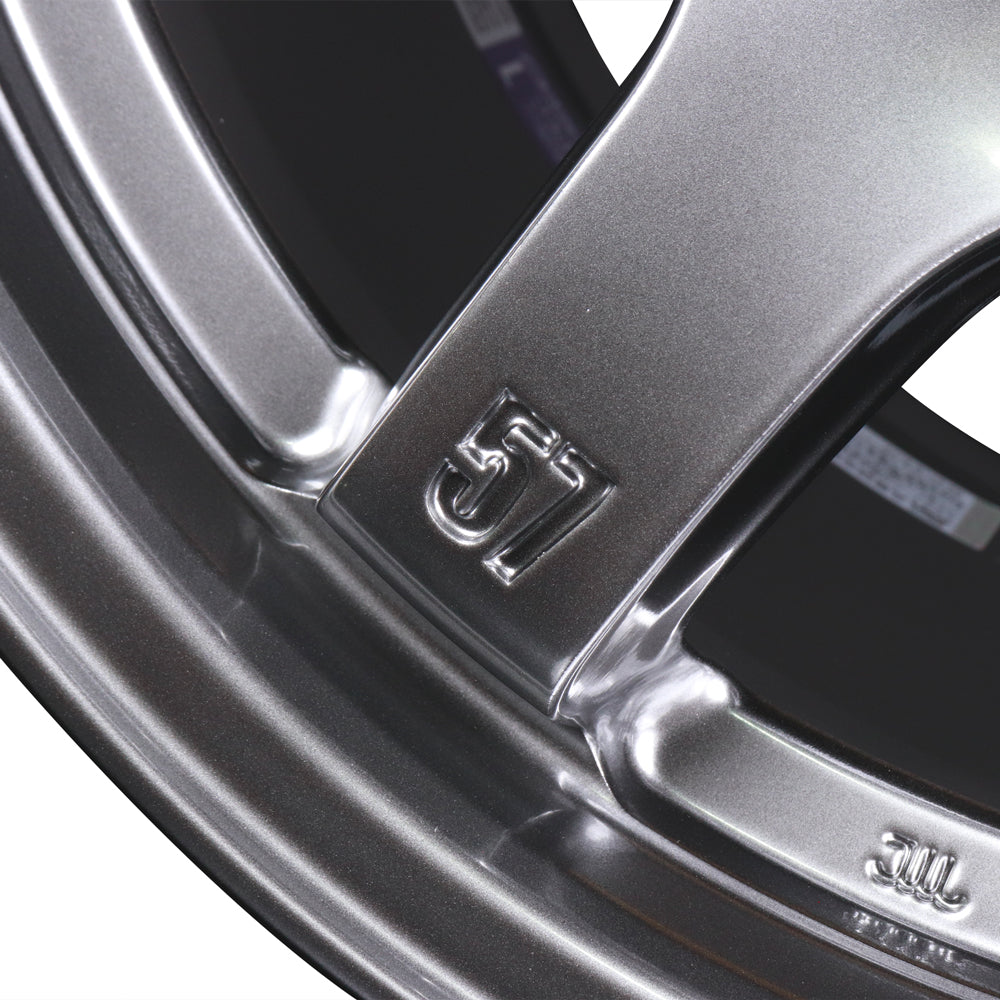 Rays Gram Lights 57CR Wheels - Grace Silver 15x8 / 4x100 / +35