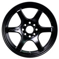 Rays Gram Lights 57DR Wheels - Semi Gloss Black 15x8 / 4x100 / +35