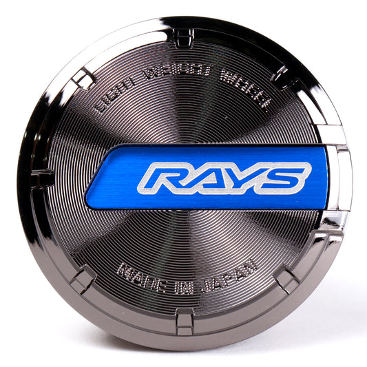 Rays Gram Lights GL Center Cap - Blue / Black Chrome
