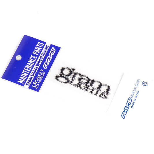 Rays Gram Lights Replacement Spoke Decal - Black