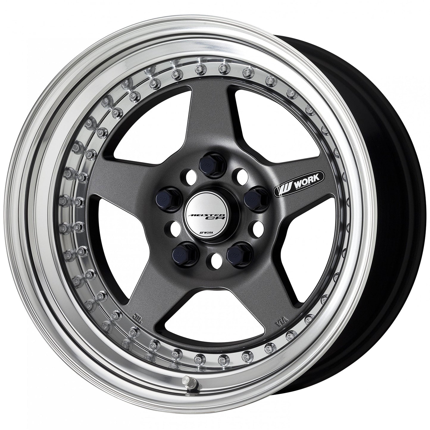 Work Meister CR01 - 15" Wheels - Matte Gunmetal