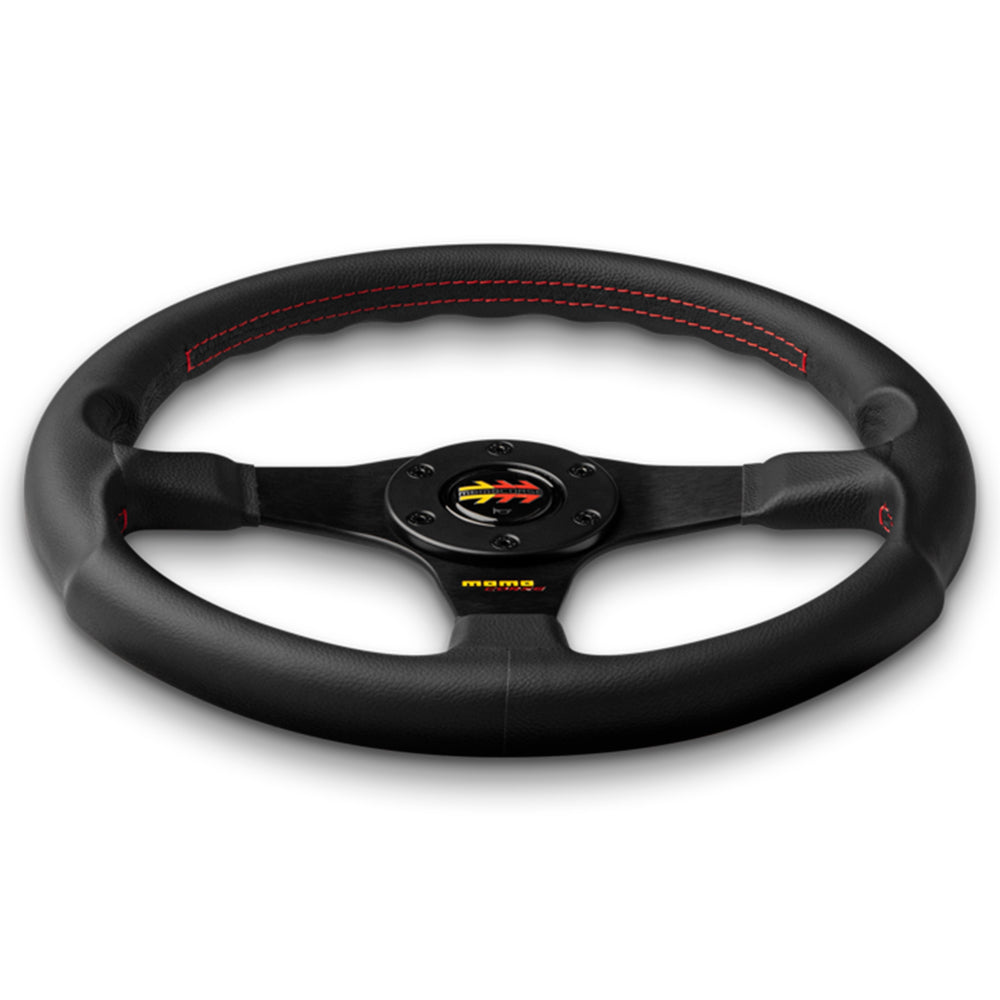Momo Corse 2.0 Steering Wheel - Black Leather