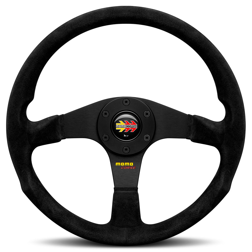 Momo Corse 2.0 Steering Wheel - Black Suede