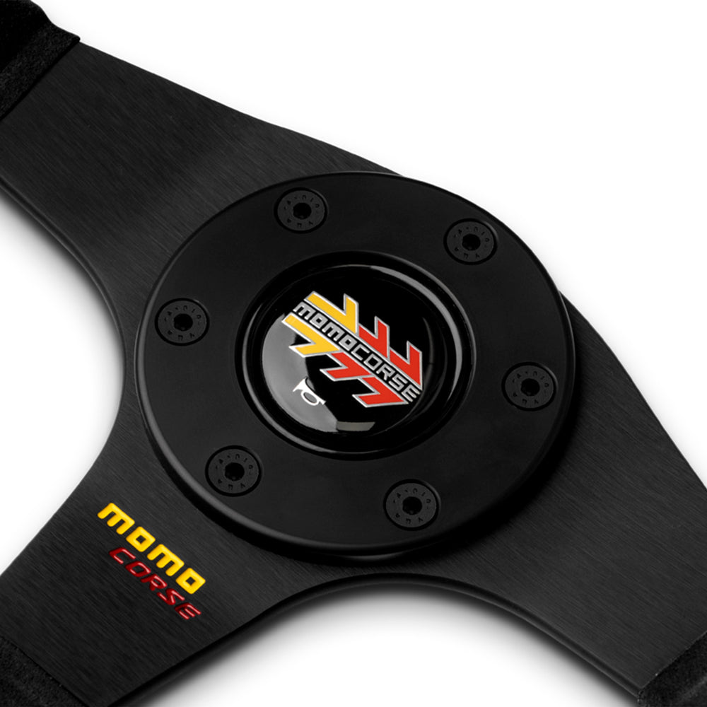 Momo Corse 2.0 Steering Wheel - Black Suede