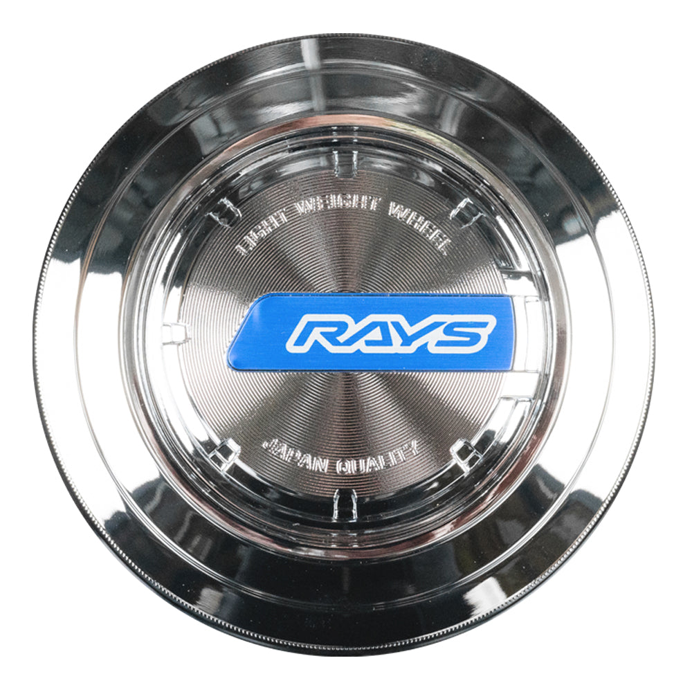 Rays LPS Center Cap - Chrome / Blue