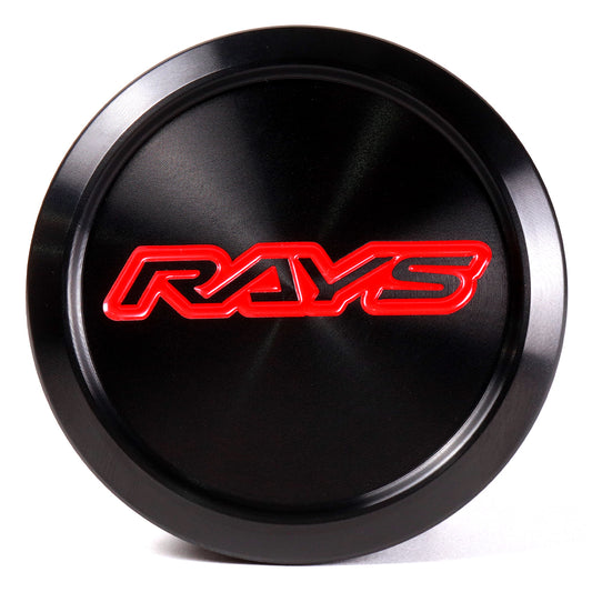 Rays VR G25, TE37 Ultra, TE37 Saga, ZE40 Center Cap - Black / Red