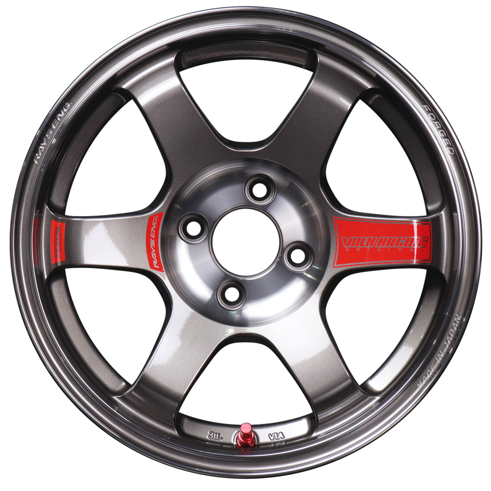 Volk Racing TE37 Saga SL Wheels - Pressed Graphite / 15x8 / 4x100  /+35