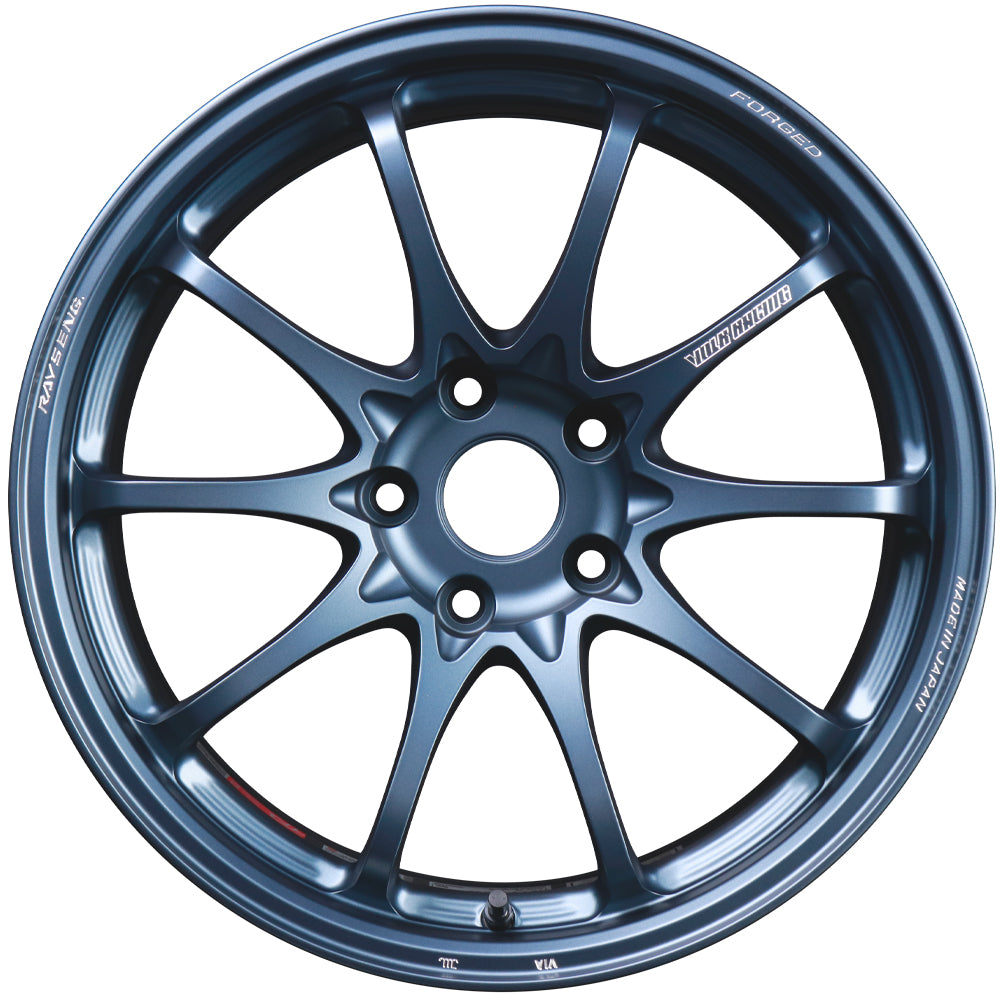 Volk Racing CE28N Plus Wheels - Matte Blue Gunmetal - 18x9.5 / +38