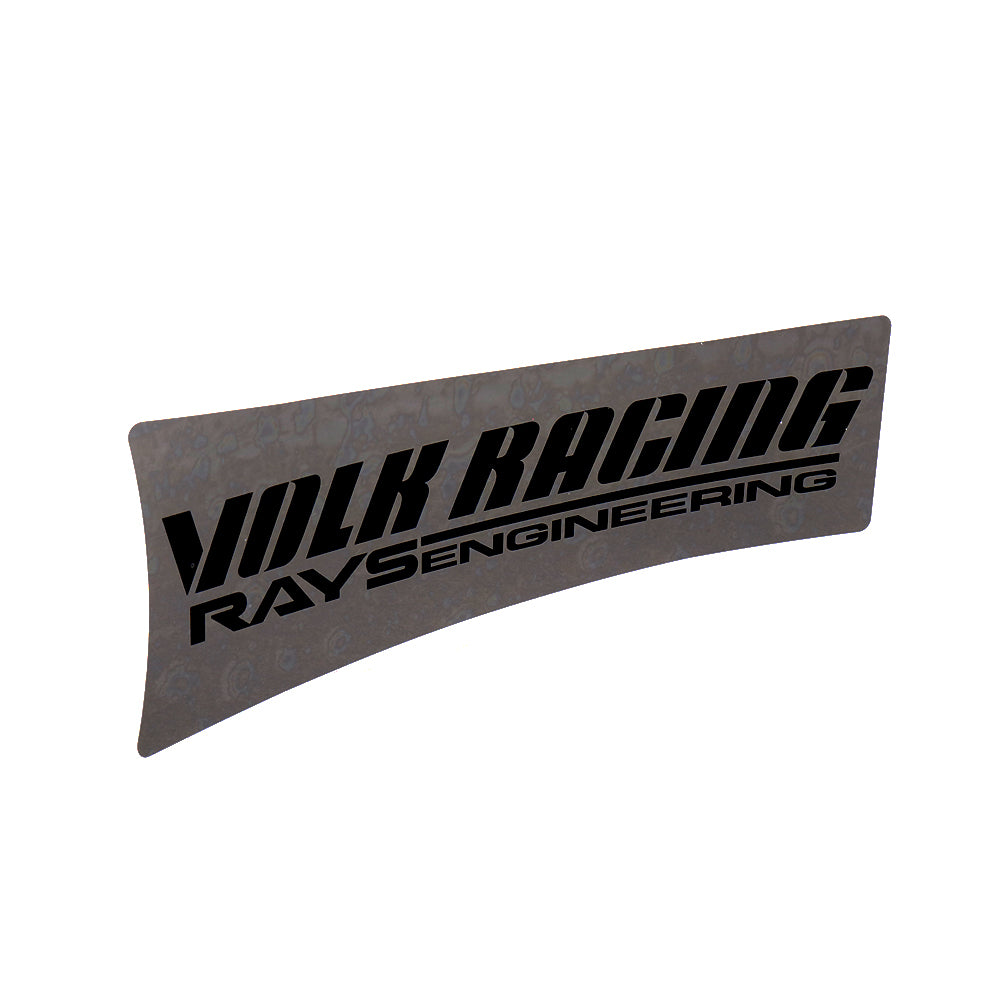 Volk Racing TE37SL 17-18" Wheel Replacement Spoke Decal - Metal Black