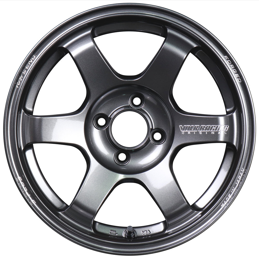 Volk Racing TE37 Saga S-Plus Wheels - Dark Gunmetal / 15x8 / 4x100 / +35