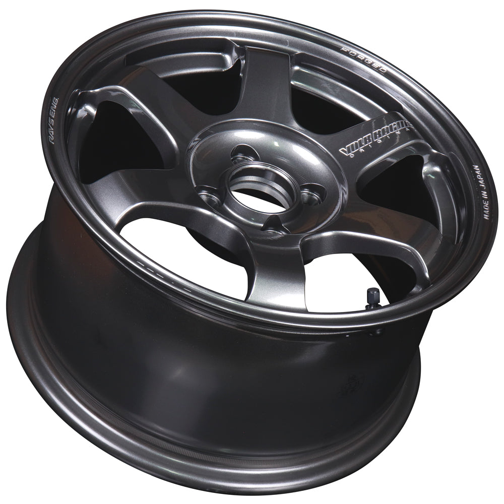 Volk Racing TE37 Saga S-Plus Wheels - Dark Gunmetal / 15x8 / 4x100 / +35