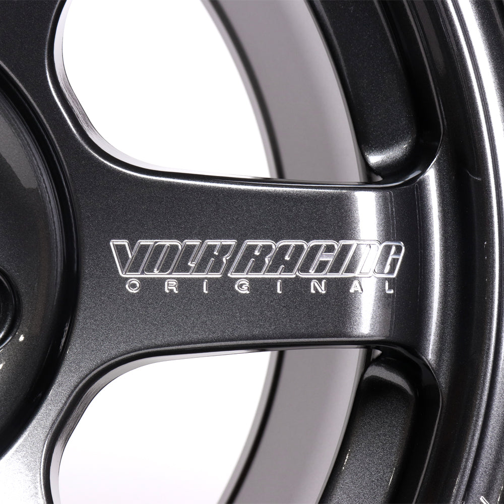Volk Racing TE37 Saga S-Plus Wheels - Dark Gunmetal / 15x8 / 4x100 / +35