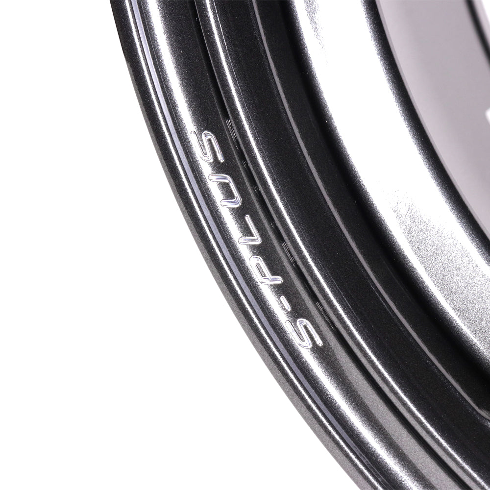 Volk Racing TE37 Saga S-Plus Wheels - Dark Gunmetal / 15x8 / 4x100 / +35