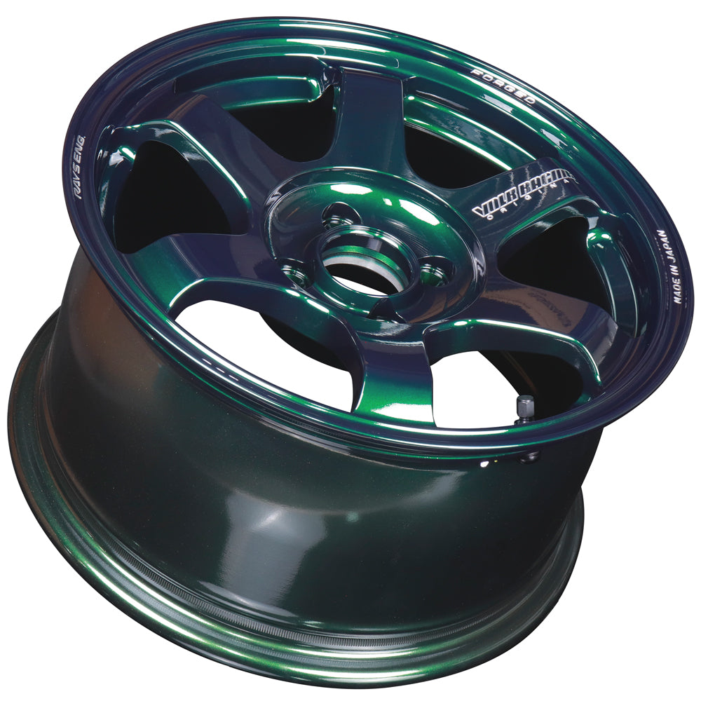Volk Racing TE37 Saga S-Plus Wheels - Racing Green / 15x8 / 4x100 / +35