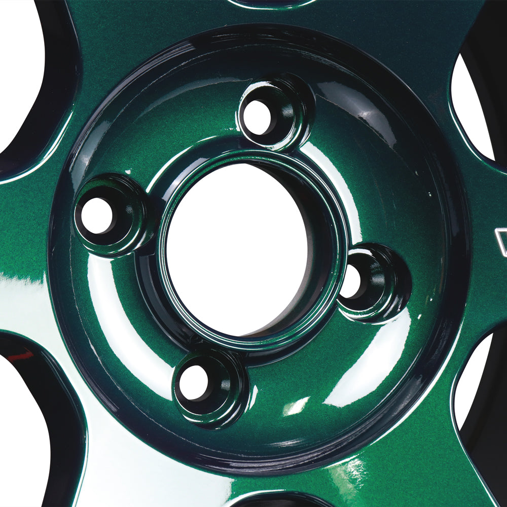 Volk Racing TE37 Saga S-Plus Wheels - Racing Green / 15x8 / 4x100 / +35