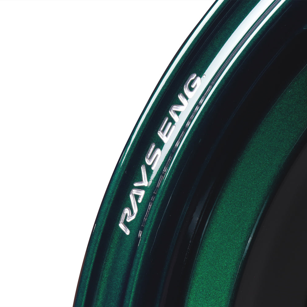 Volk Racing TE37 Saga S-Plus Wheels - Racing Green / 15x8 / 4x100 / +35