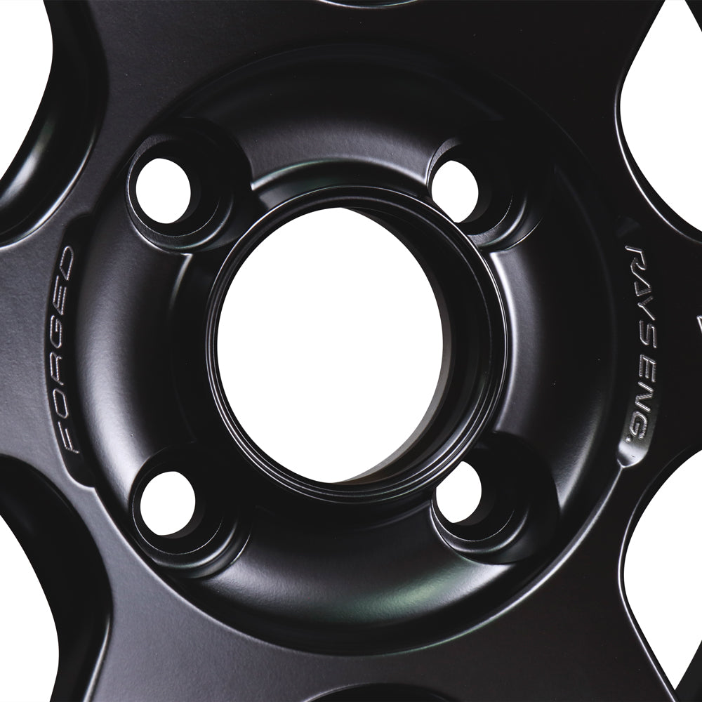 Volk Racing TE37 Sonic Black Shadow Wheels - 15x7 / 4x100 / +35