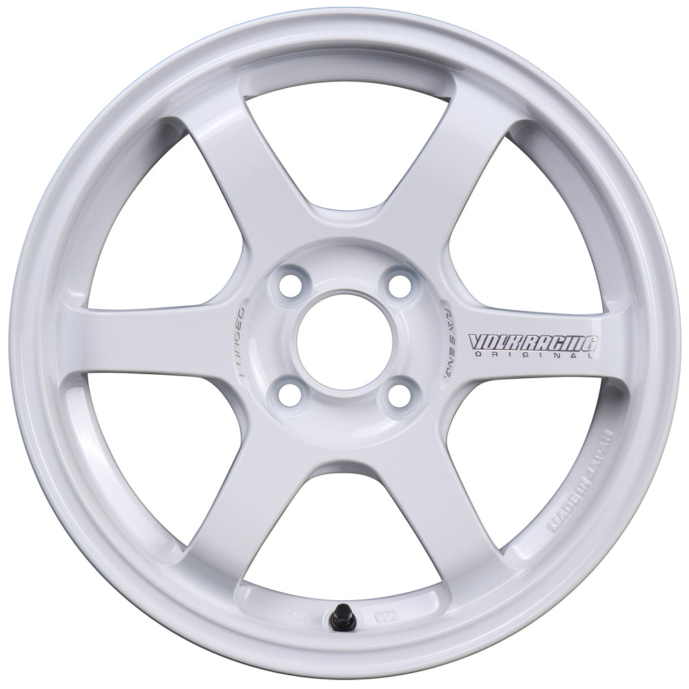 Volk Racing TE37 Sonic Wheels - Dash White 15x7 / 4x100 / +35