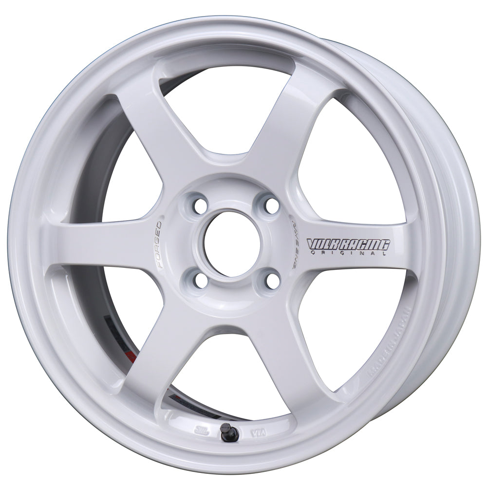 Volk Racing TE37 Sonic Wheels - Dash White 15x7 / 4x100 / +35