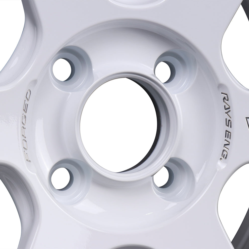 Volk Racing TE37 Sonic Wheels - Dash White 15x7 / 4x100 / +35