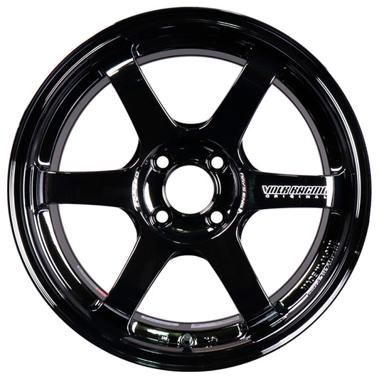 Volk Racing TE37 Sonic Wheels - Gloss Black 16x8 / 4x100 / +35