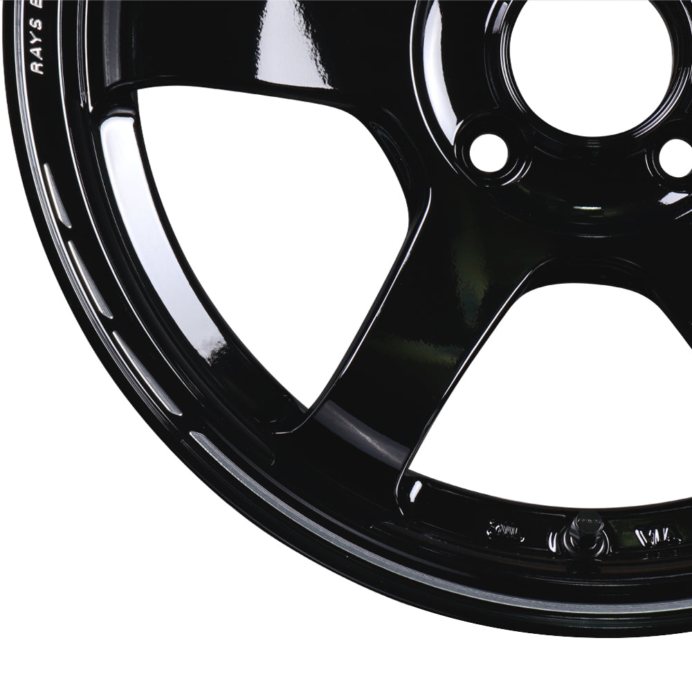 Volk Racing TE37 Sonic Time Attack Edition Wheels - Gloss Black 15x7 / 4x100