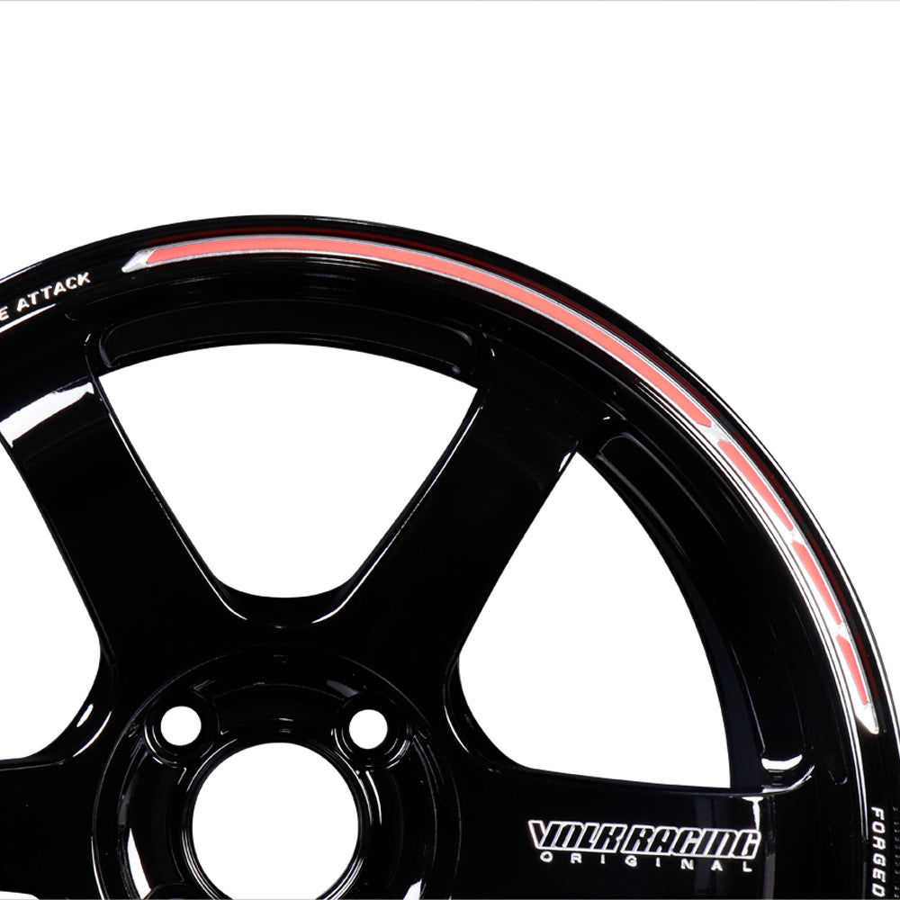 Volk Racing TE37 Sonic Time Attack Edition Wheels - Gloss Black 16x8 / 4x100 / +36