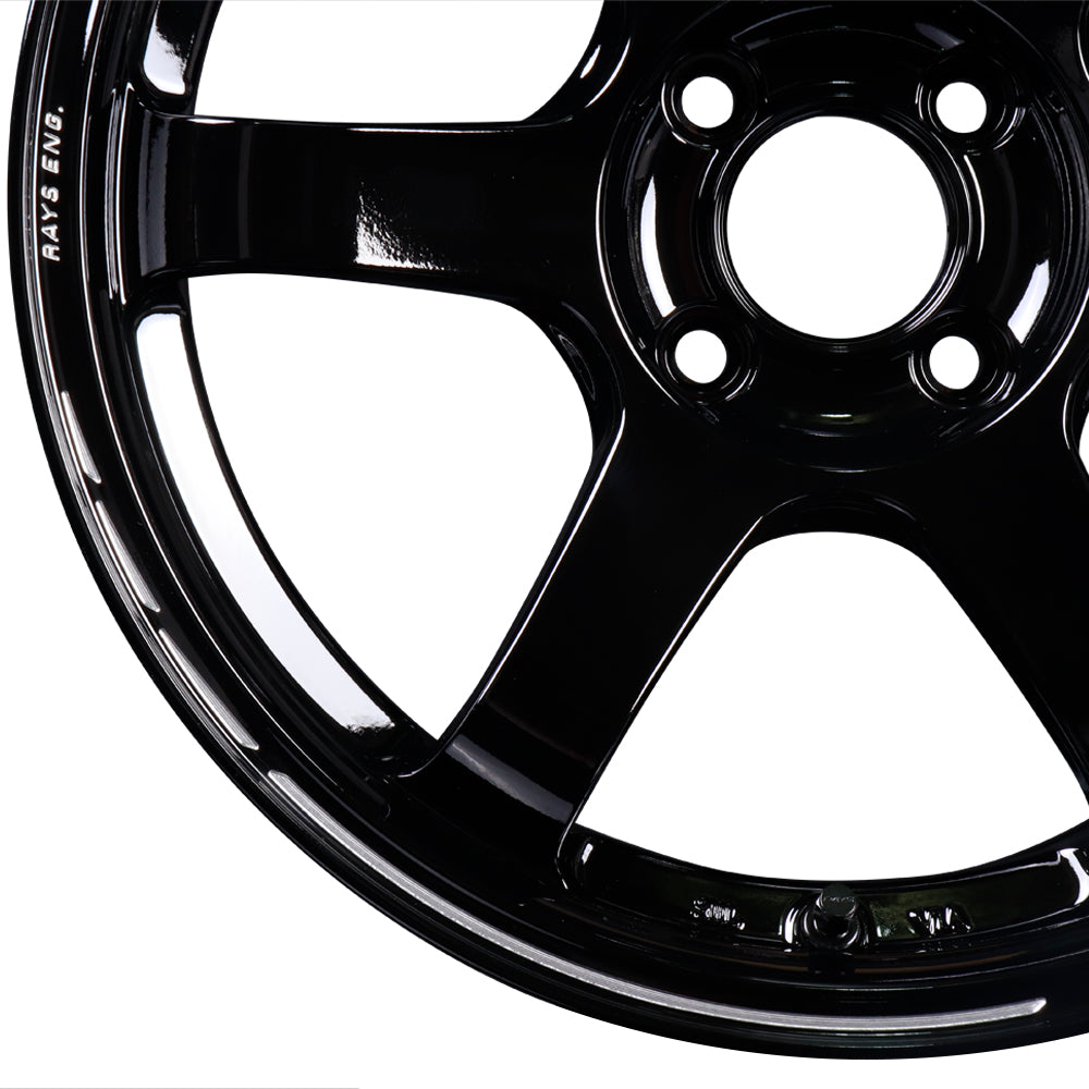 Volk Racing TE37 Sonic Time Attack Edition Wheels - Gloss Black 16x8 / 4x100 / +36