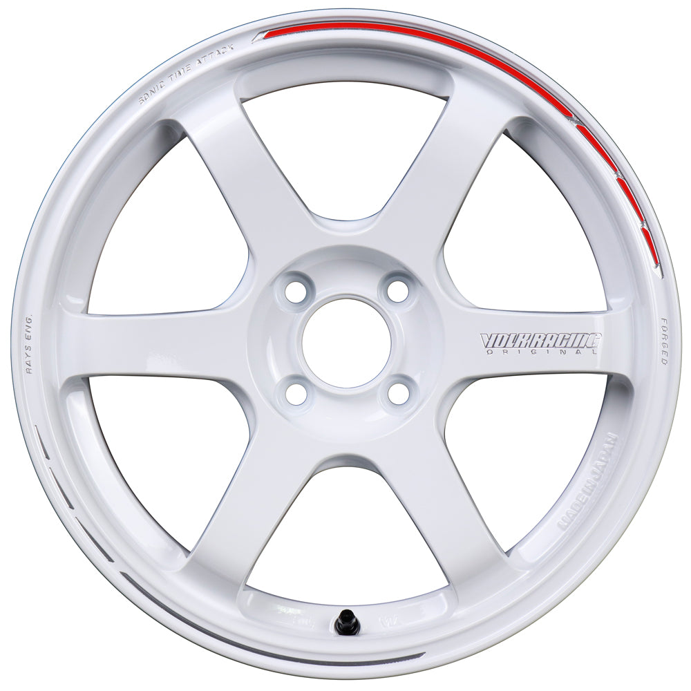 Volk Racing TE37 Sonic Time Attack Edition Wheels - Dash White 16x8 / 4x100 / +36