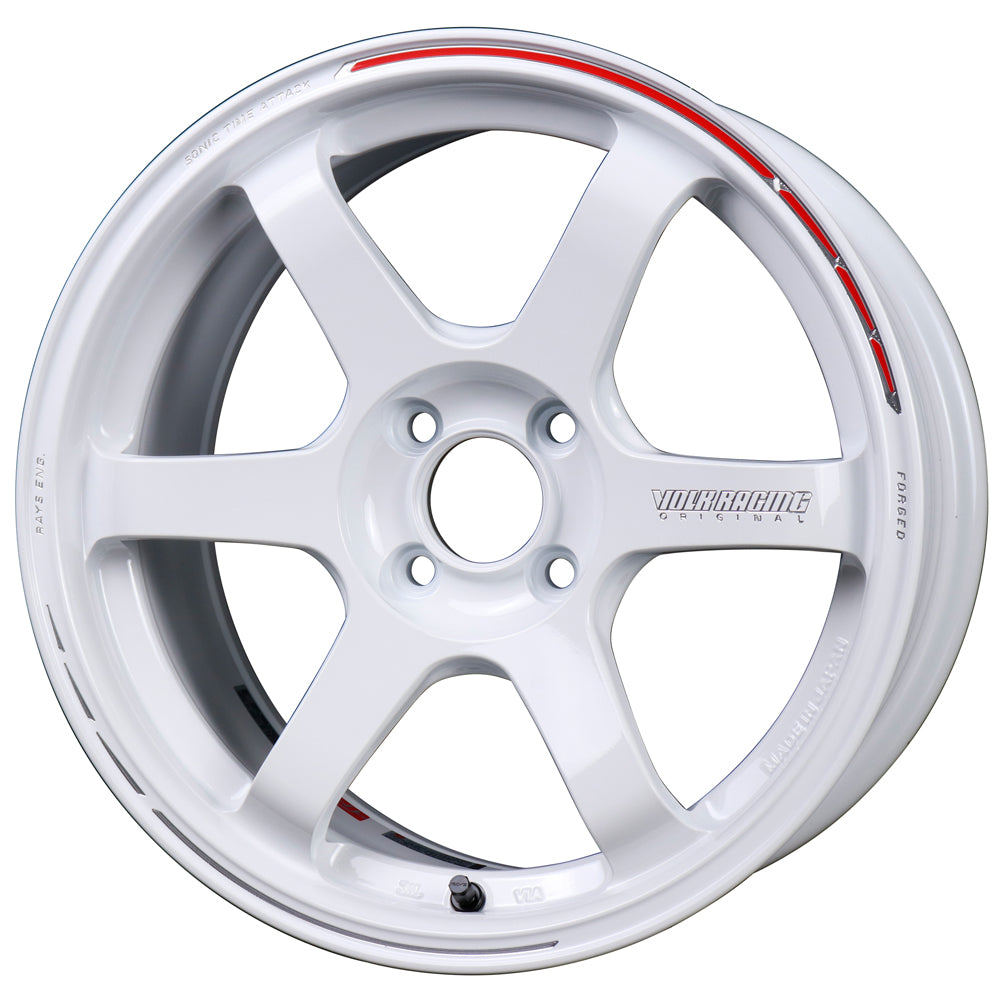 Volk Racing TE37 Sonic Time Attack Edition Wheels - Dash White 16x8 / 4x100 / +36