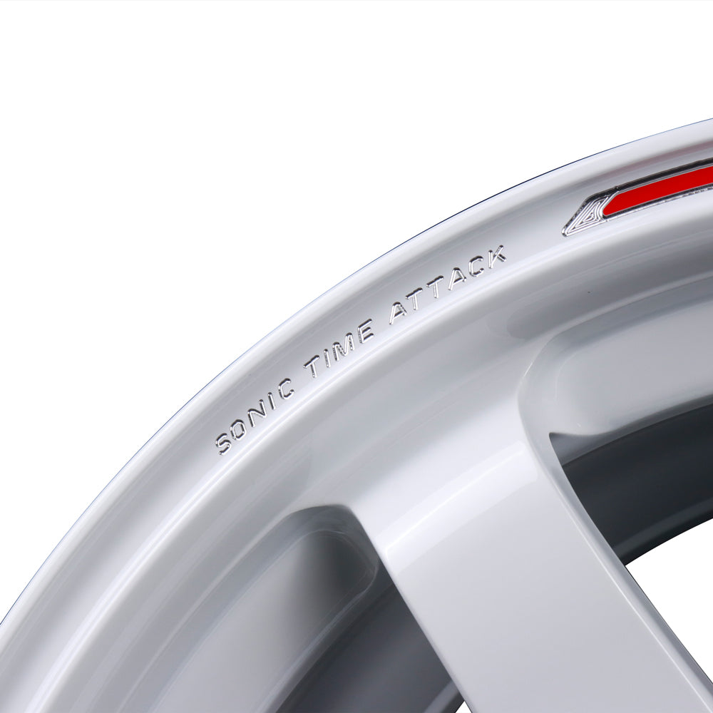 Volk Racing TE37 Sonic Time Attack Edition Wheels - Dash White 16x8 / 4x100 / +36
