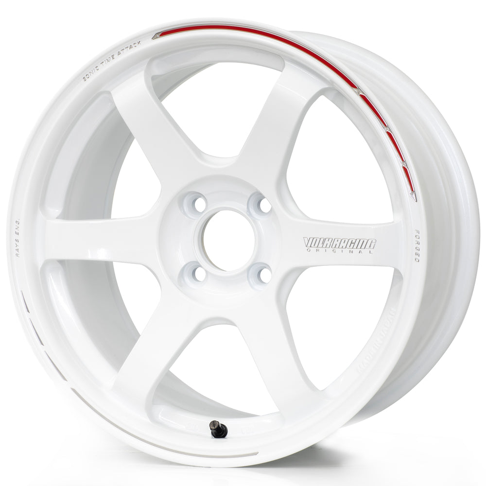 Volk Racing TE37 Sonic Time Attack Edition Wheels - Dash White 16x8 / 4x100 / +36