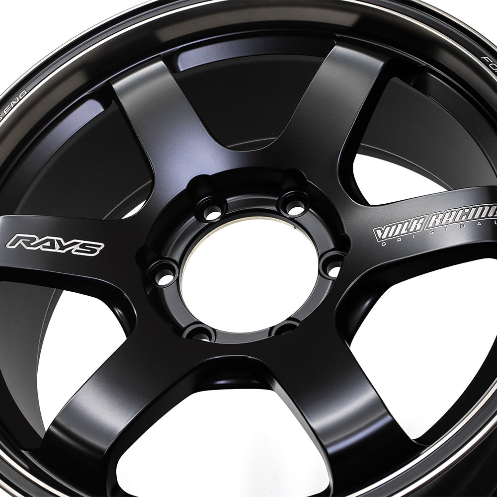 Volk Racing TE37SB Black Shadow Wheels - 18x8.5 / 6x139 / +22