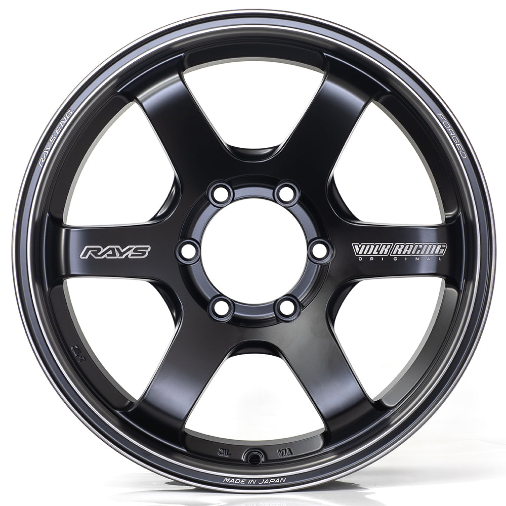 Volk Racing TE37SB Black Shadow Wheels - 18x8.5 / 6x139 / +22