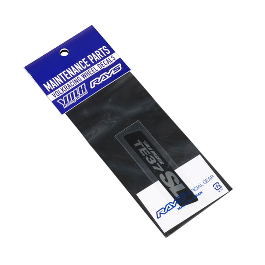 Volk Racing TE37SL Replacement Lip Sticker - Metal Black