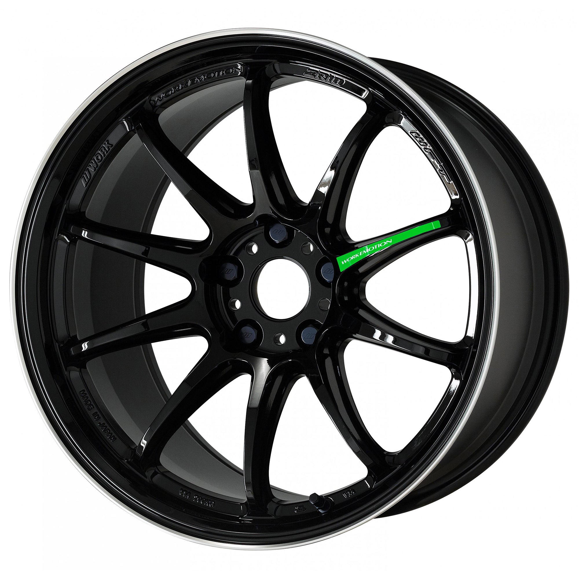 Work Emotion ZR10 - 17" Wheels - Black Diamond Lip Cut