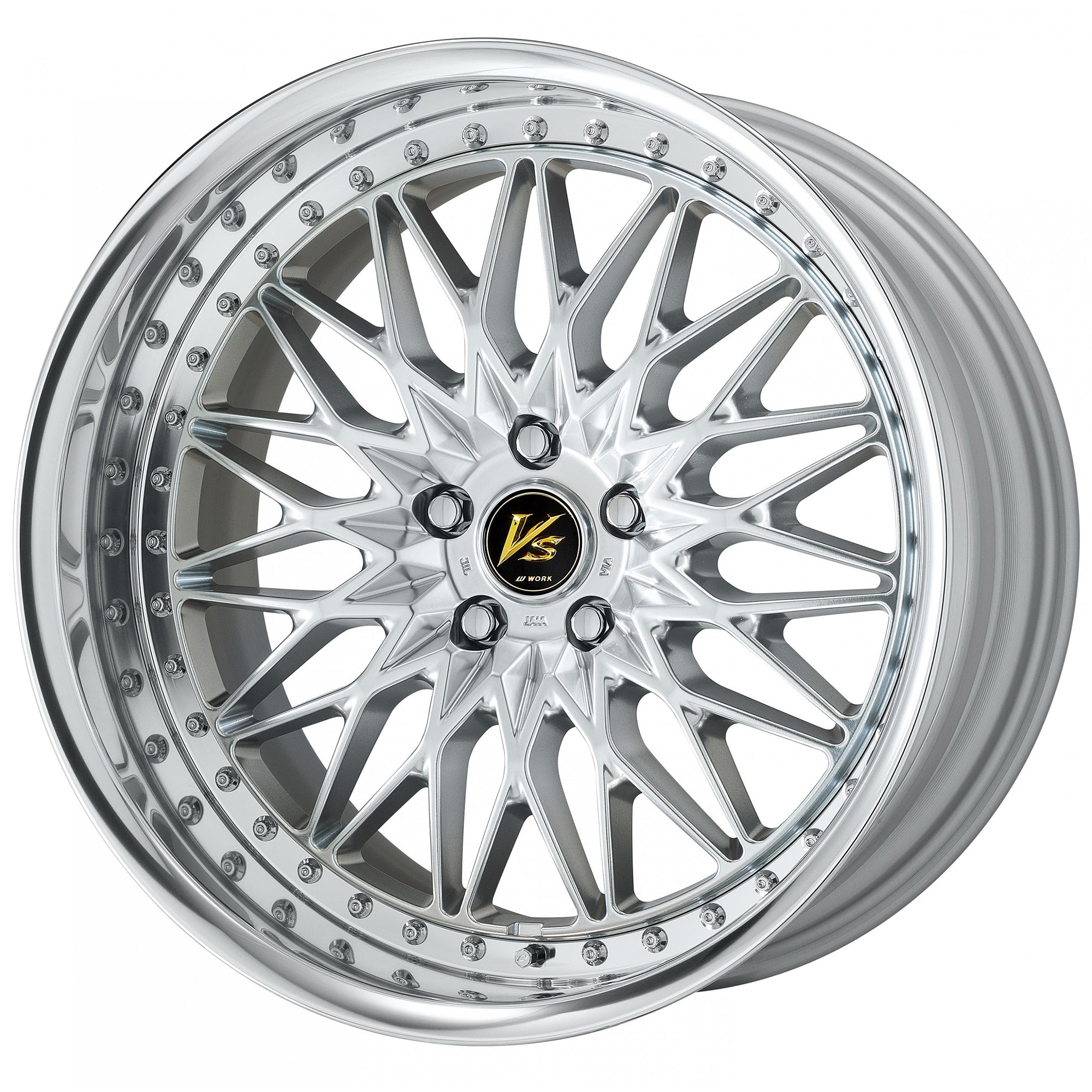 Work VS-XV - 21" Wheels - Silky Rich Silver