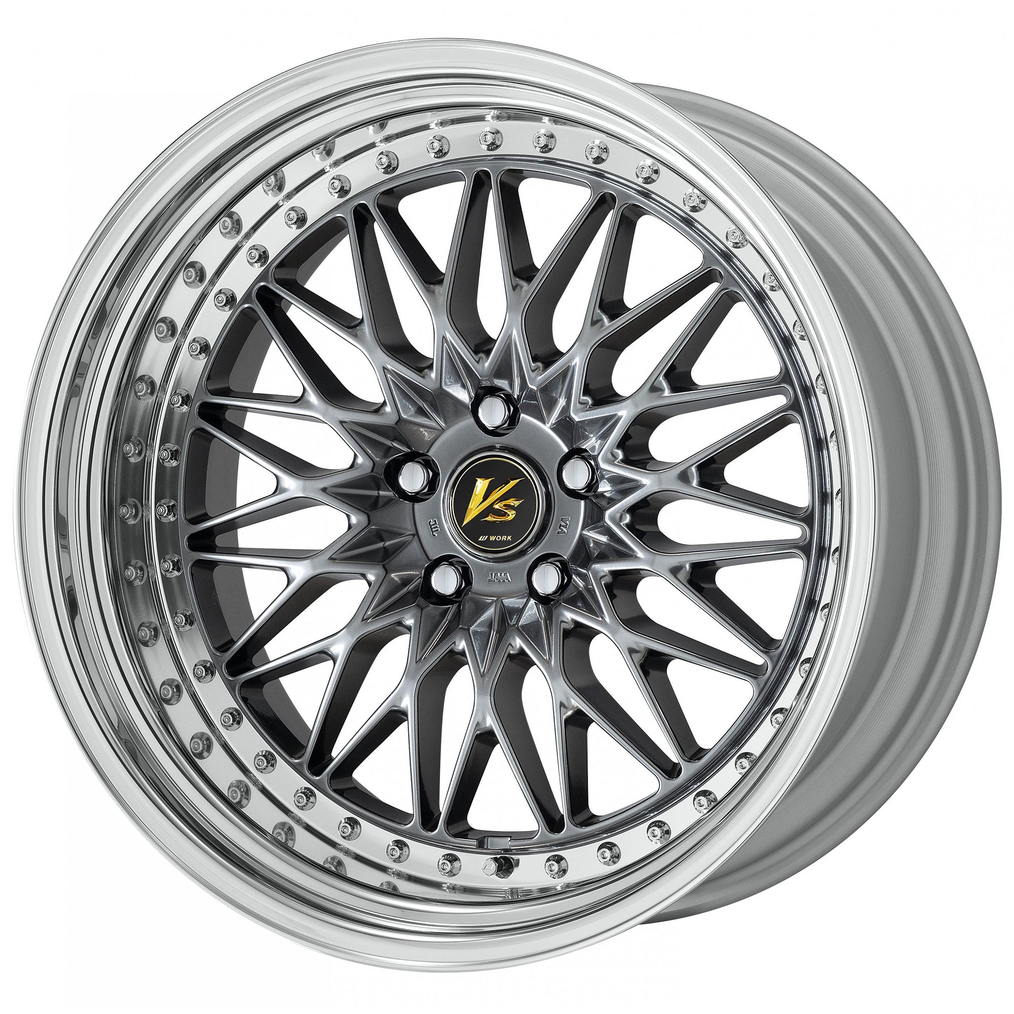 Work VS-XV - 18" Wheels - Brilliant Silver Black