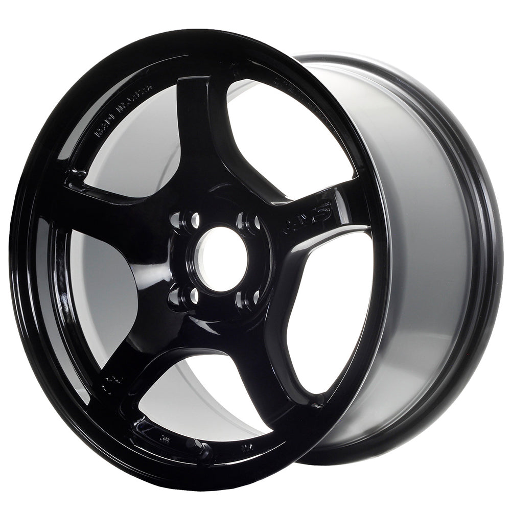 Rays Gram Lights 57CR Wheels - Gloss Black 15x8 / 4X100