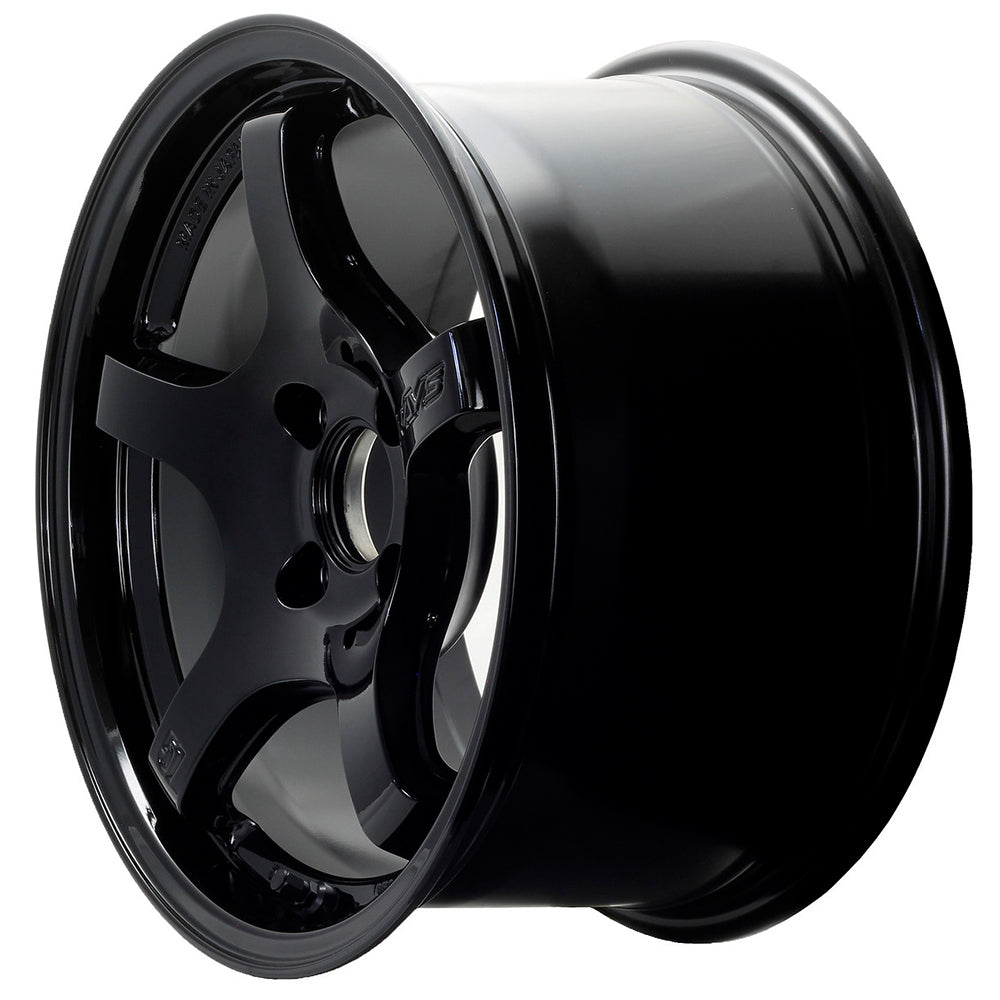 Rays Gram Lights 57CR Wheels - Gloss Black 15x8 / 4X100