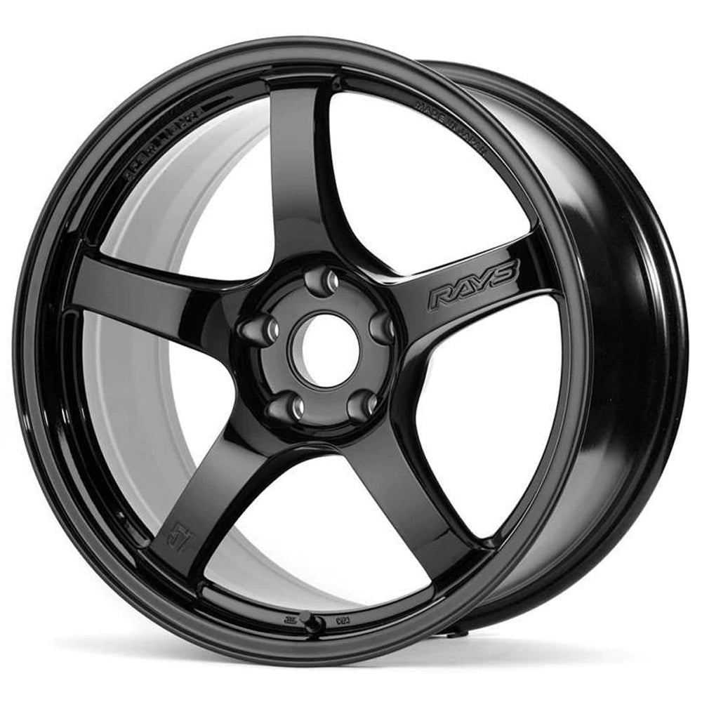 Rays Gram Lights 57CR Wheels - Gloss Black 18x9.5 / 5x120 / +38