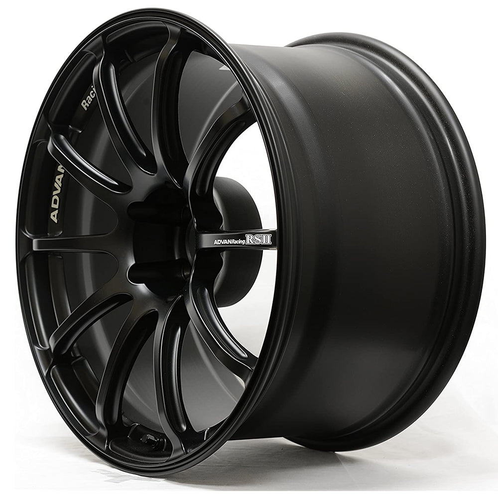 Advan Racing RSII Wheels - Semi Gloss Black 17x7.5 / 5x114.3 / +48