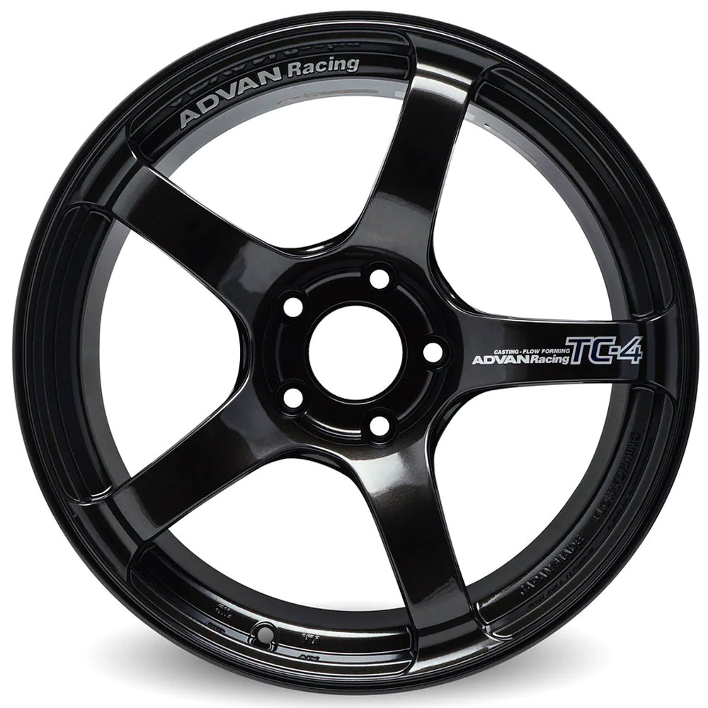 Advan Racing TC4 Wheels - Gloss Black / 18x9.5 / 5x114 / +35