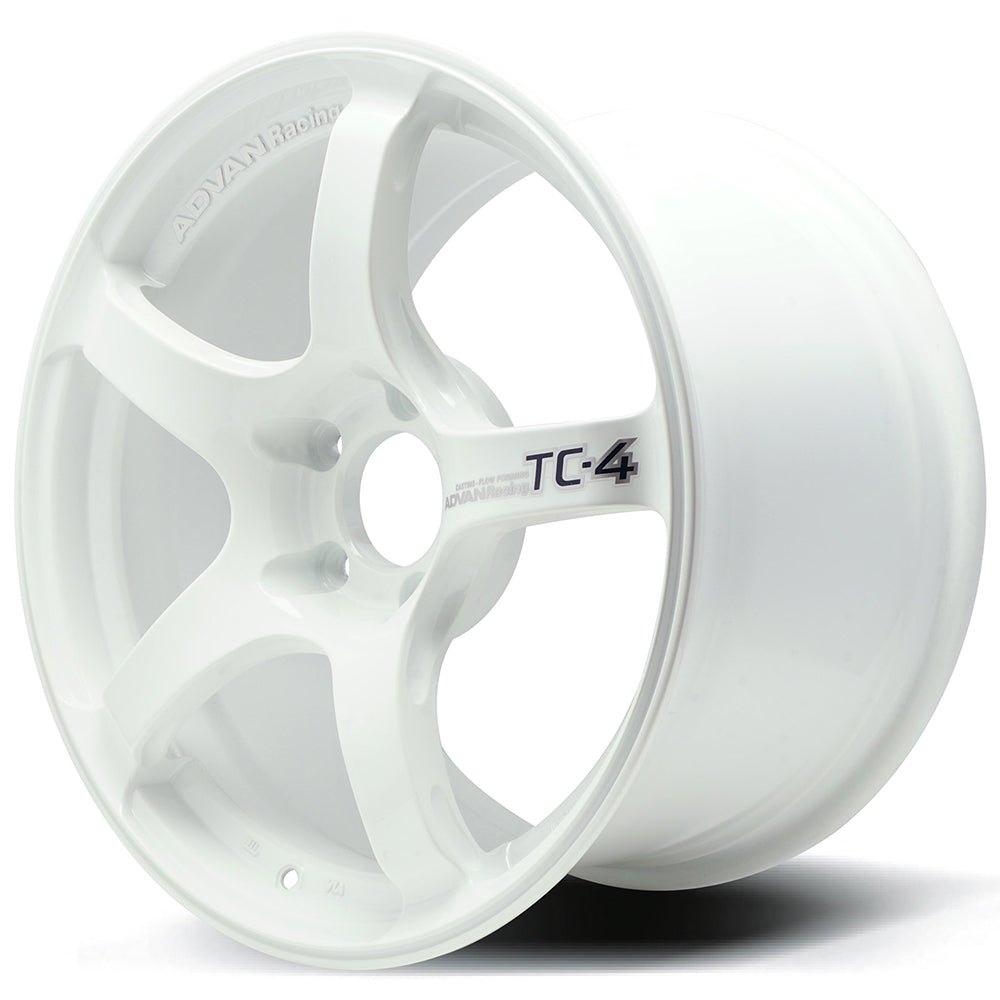 Advan Racing TC4 Wheels - White / 18x9.5 / 5x120 / +38