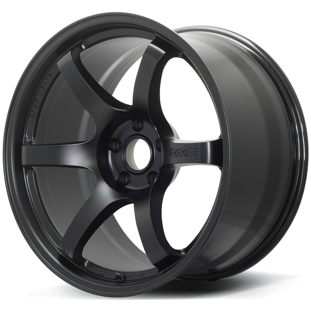 Rays Gram Lights 57DR Wheels - Semi Gloss Black 17x9 / 5x114